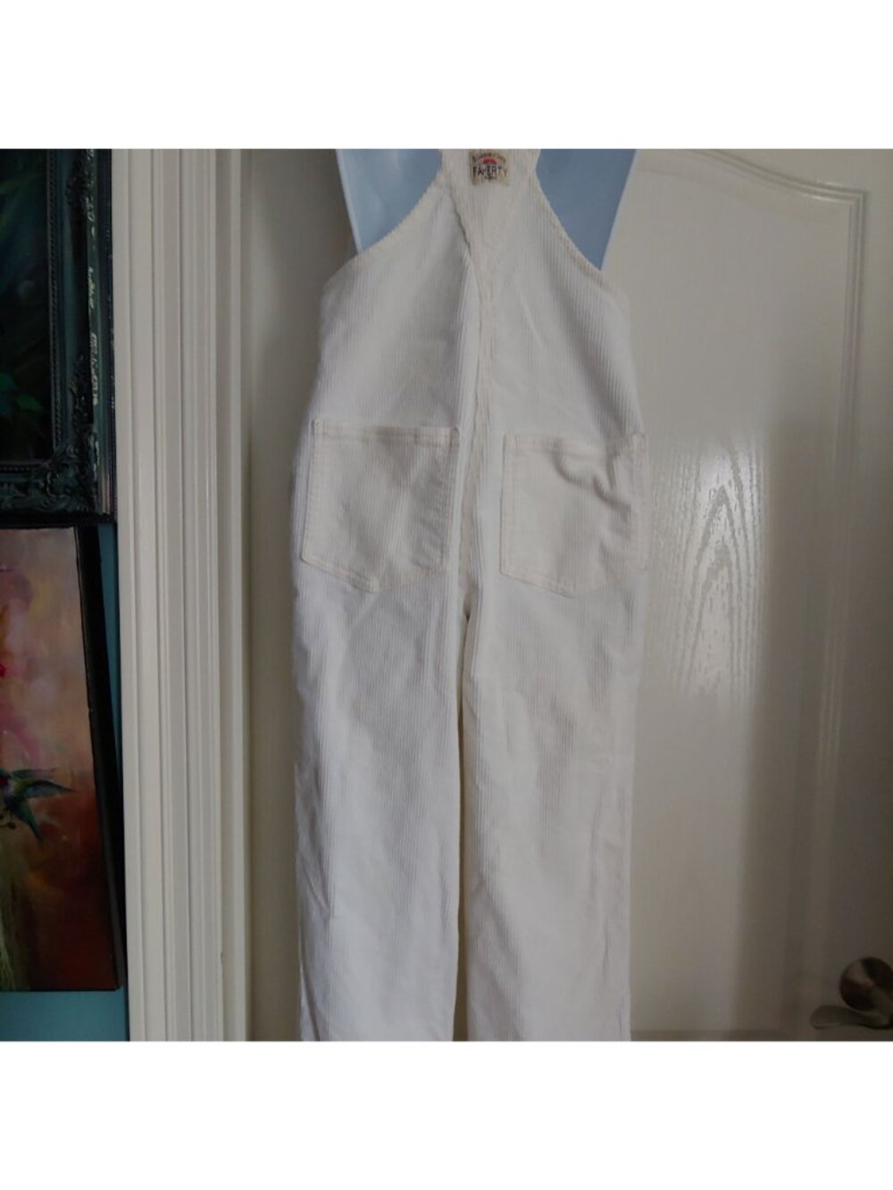 Faherty Walker Corduroy Overalls Organic Cotton Coastal Farmcore Granola Girl S - Picture 6 of 10